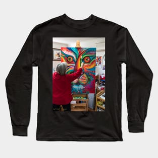 At the Easel Long Sleeve T-Shirt